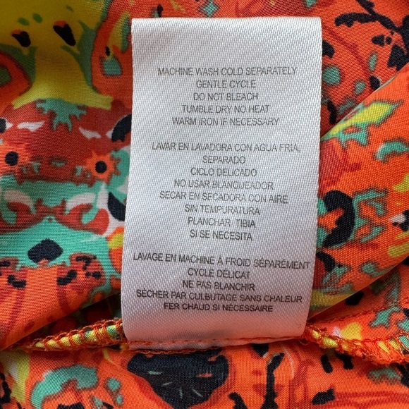 KUT From the Kloth Kaleidoscope Print High-Low Top - Small - Picture 9 of 10